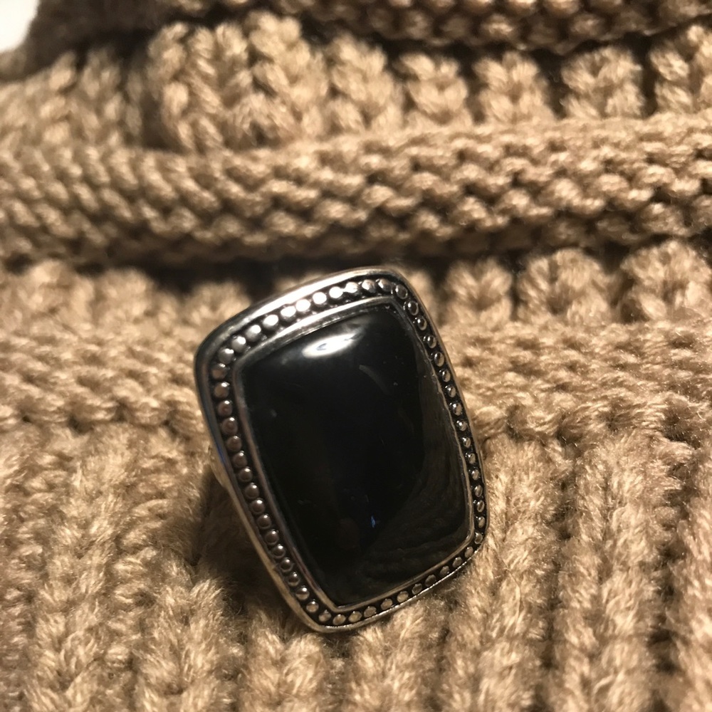 Nordstrom black onyx in stainless steel.